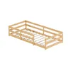 Montessori Bodenbett 90x200 cm Kinderbett aus Massivholz Produktbild-Vorschau 9