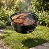 Vilde | Rund Grill Klappbar - 28x26x22 cm - Holzkohlegrill Produktbild-Vorschau 2