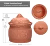 Terra hrnec na česnek s víkem Ø 12,8 cm z terakotové hlíny Náhled obrázku produktu 6