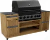 Endorphin Outdoorküche Teak inkl. Merlin 641 Built- in Produktbild-Vorschau 1
