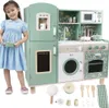 CLASSIC WORLD Grande cuisine vintage en bois pour enfants + Voir les images du produit 1