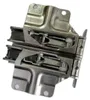 A close-up studio shot of a metal appliance hinge. Produktbild-Vorschau