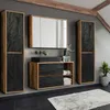 Waschtischunterschrank 100 cm Keramik-Waschbecken HARLOW-56 Produktbild-Vorschau 6