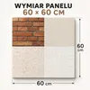 STYLER Akustikpaneel 2x60x60 cm Ziegelsteinmuster modernes Produktbild-Vorschau 7