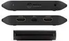 Three views of a black Elgato Game Capture HD60 X device against a white background. Náhled obrázku produktu