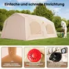 Meulbaty Camping Zelt Sufblasbar mit Kaminöffnung 12per Produktbild-Vorschau 5