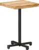 vidaXL Bistro stůl čtvercový 50x50x75 cm hrubé mangové Náhled obrázku produktu 6