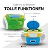SCHWAIGER 661644 CD-Player mit Kassette und Radio MP3 USB Produktbild-Vorschau 13