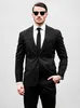 Slim Fit Anzug Herren Schwarz - Business & Party Größe: 56 Produktbild-Vorschau 4