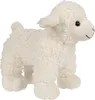A white plush lamb toy is shown against a white background. Podgląd zdjęcia produktu