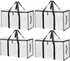 4 Pack Clear Clothes Storage Bags Water Resistant Thickened Produktbild-Vorschau 1