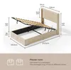 BEALIFE Polsterbett 120x200 cm mit Lattenrost & Produktbild-Vorschau 7