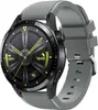 Strap-it Huawei Watch GT 3 46mm Silikonarmband (Grau) Produktbild-Vorschau 1