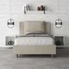 ITYHOME - Gepolstertes Bett mit Bettkasten 120x200 mit Produktbild-Vorschau 2