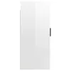 vidaXL Armoire TV murale blanc brillant 40x34,5x80 cm Voir les images du produit 8