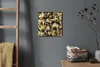 Coloray Uhr auf Leinwand 30x30 cm Wand Uhr Dekoration Produktbild-Vorschau 4