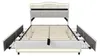 ProximaX Beige Polsterbett 140x200cm mit Schubladen & Produktbild-Vorschau 12