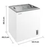 Heinner HSF-M82INVWHB Vrieskist 82 L, Inverter, , Productafbeelding-voorbeeld 2