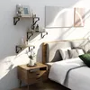 3 Stück Wandregal Holz und Metall, für Wohnzimmer, Produktbild-Vorschau 9