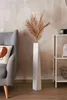 VIVANNO Vase de sol en fibre de verre colonne HYDRON, blanc Voir les images du produit 3
