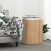 Kosz na pranie bambusowy 40x30x60cm Podgląd zdjęcia produktu 3