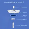 Afvoerstop - Gootsteen Zeef - Gootsteen Stop - Korfplug - Productafbeelding-voorbeeld 5