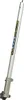 A silver extension pole with safety symbols and text on it, against a white background. Produktbild-Vorschau