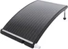 A black solar collector for a pool, shown from a slightly elevated angle against a white background. Podgląd zdjęcia produktu