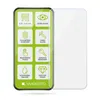 A smartphone screen protector with various feature icons and text. Produktbild-Vorschau