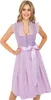 Dirndl Hofstetten 65cm Länge flieder 48 Produktbild-Vorschau 7