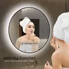 LoXa – Miroir de salle de bain rond Ilona avec LED 50 cm – Voir les images du produit 2