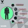 BULLDT Motorrad Regenkombi Regenjacke + Regenhose, Produktbild-Vorschau 6