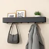 doporro Wandgarderobe mit Ablage, Garderobenleiste 60 cm Produktbild-Vorschau 1