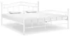 vidaXL Bett Weiß Metall 180x200 cm Produktbild-Vorschau 7