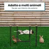 IvoQ Puppyren – Recinto per cani – 8 pannelli – 60 cm di Anteprima dell’immagine prodotto 4