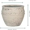 Pot de fleurs Athena M Chalk White – D41xH33cm – Pot de Voir les images du produit 2