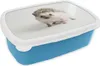 KitchenYeah® Lunchbox Brotzeit Brotdose 17x11 cm Igel - Produktbild-Vorschau 1