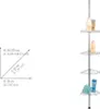 WENKO scaffale telescopico ad angolo 4 ripiani in acciaio Anteprima dell’immagine prodotto 3