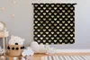 MuchoWow® Wandteppich Wandbehang Muster - Herz - Gold Produktbild-Vorschau 3