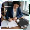 A4-documentenorganizer, 30 vakken, met elastiek, zwart Productafbeelding-voorbeeld 5