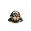 DUO FLORAL Tasse mit Teekanne WARDA New Bone China Produktbild-Vorschau 2