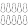 10Pcs Gancio a molla in acciaio inox a scatto Moschettone Anteprima dell’immagine prodotto 4