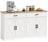 HOMCOM Sideboard Küchenschrank mit 4 Türen und 2 Produktbild-Vorschau 1