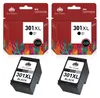 2er Black Druckerpatronen Für HP 301 XL HP Tintenpatrone Produktbild-Vorschau 1