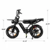 PIXAR M9 E-Bike 48V 17,5Ah Akku (105km), 250W Heckmotor, Produktbild-Vorschau 10