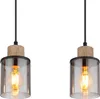 Globo Lighting Hängeleuchte Metall schwarz matt, 3x E27 Produktbild-Vorschau 4