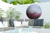 MuchoWow® Gartenposter Outdoor-Poster Rund Blumen im Nebel Produktbild-Vorschau 3