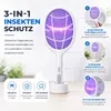 Elektrische Fliegenklatsche mit USB Ladestecker & Halterung Produktbild-Vorschau 3