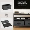 HOMCOM TV Schrank Lowboard mit 2 Schubladen, offenem Fach, Produktbild-Vorschau 4