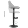 vidaXL Tabouret de bar 2 pcs velours gris clair Voir les images du produit 7